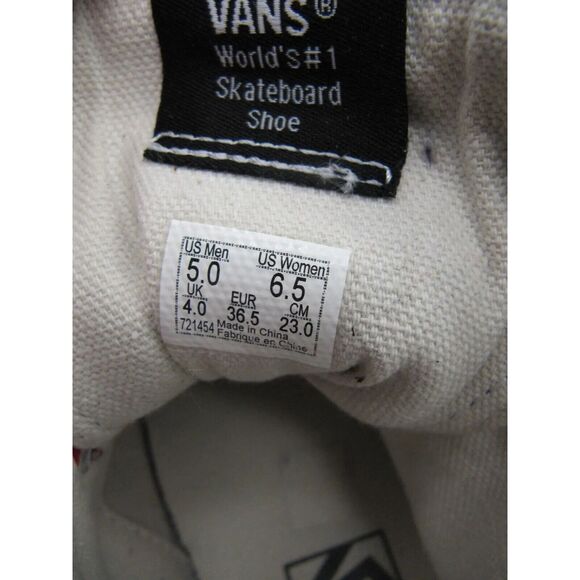 Vans Sk8-Hi Flaming Dice Flaming Four Leaf Clover US Size Mens 5 Womens 6.5 - Picture 3 of 8